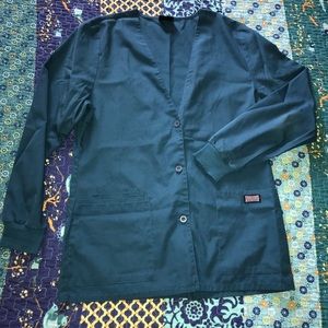 Caribbean Blue Scrub Jacket -Cherokee